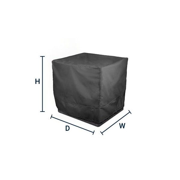 Eevelle Meridian Corner Sectional Chair Cover, Charcoal Gray, 34 in L x 34 in W x 30 in H MDCSC-CHL - main